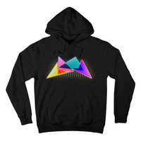 Retro Neon Geometric  Hoodie