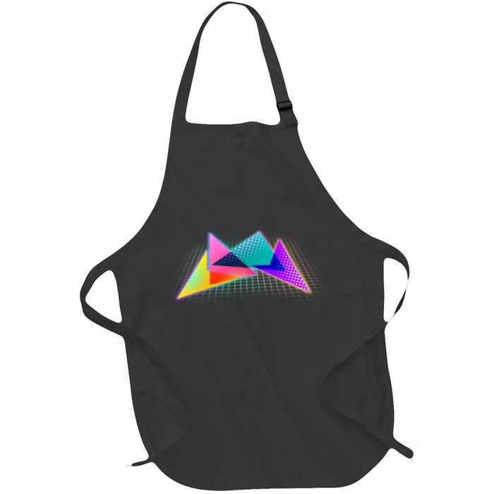 Retro Neon Geometric  Apron