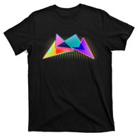 Retro Neon Geometric  T-Shirt