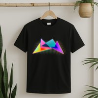 Retro Neon Geometric  T-Shirt