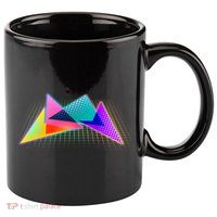 Retro Neon Geometric  11oz C Handle Ceramic Mug