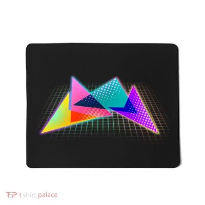 Retro Neon Geometric  Mousepad