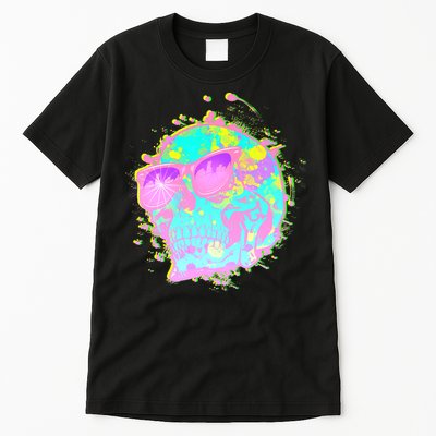 Retro Neon Skull Tall T-Shirt