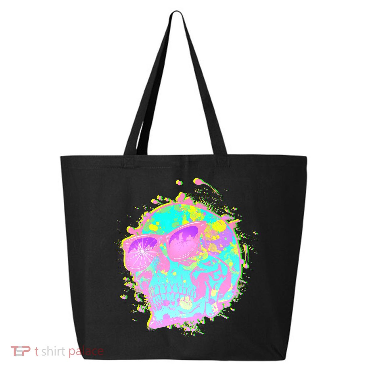 Retro Neon Skull 25L Jumbo Tote