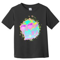 Retro Neon Skull Toddler T-Shirt