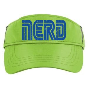 Retro Nerd Gamer Logo Adult Drive Performance Visor