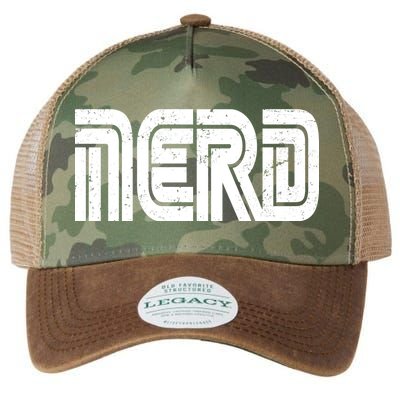 Retro Nerd Gamer Logo Legacy Tie Dye Trucker Hat