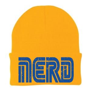 Retro Nerd Gamer Logo Knit Cap Winter Beanie