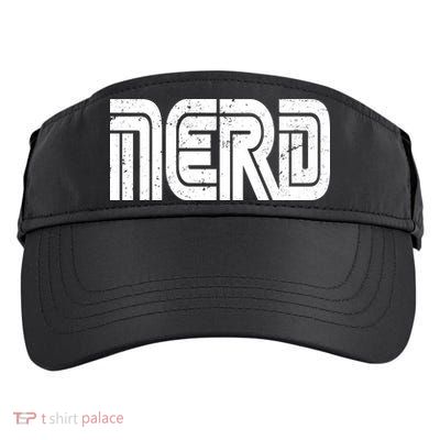 Retro Nerd Gamer Logo Adult Drive Performance Visor