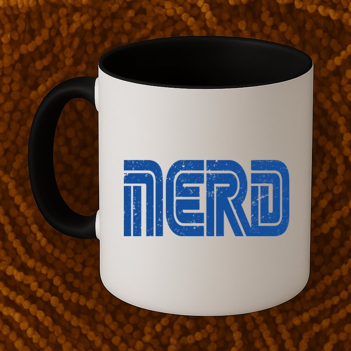 Retro Nerd Gamer Logo Mug