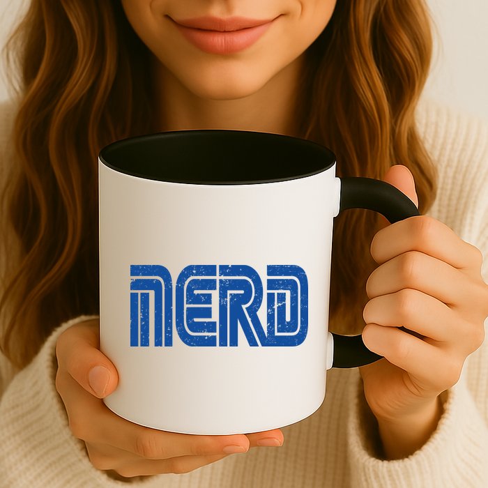 Retro Nerd Gamer Logo Mug