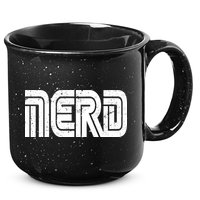 Retro Nerd Gamer Logo 15oz Campfire Ceramic Mug