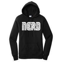 Retro Nerd Gamer Logo Women's Pullover Hoodie