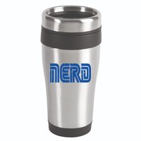 Retro Nerd Gamer Logo 16oz Travel Tumbler