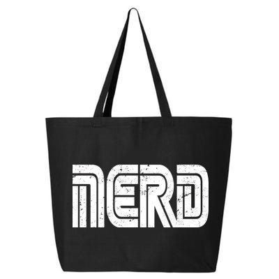 Retro Nerd Gamer Logo 25L Jumbo Tote