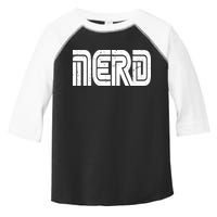 Retro Nerd Gamer Logo Toddler Fine Jersey T-Shirt