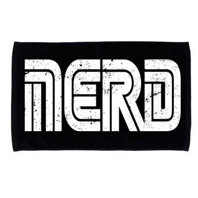 Retro Nerd Gamer Logo Microfiber Hand Towel