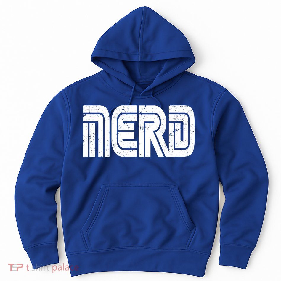 Retro Nerd Gamer Logo Hoodie