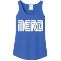 Retro Nerd Gamer Logo Ladies Essential Tank