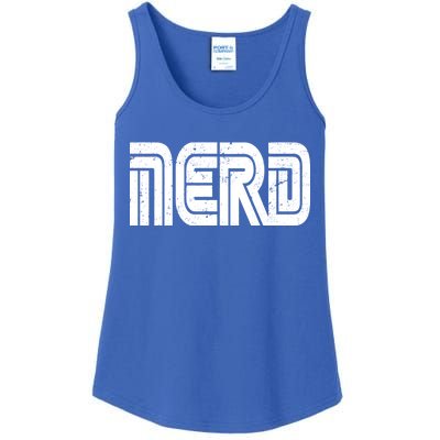 Retro Nerd Gamer Logo Ladies Essential Tank