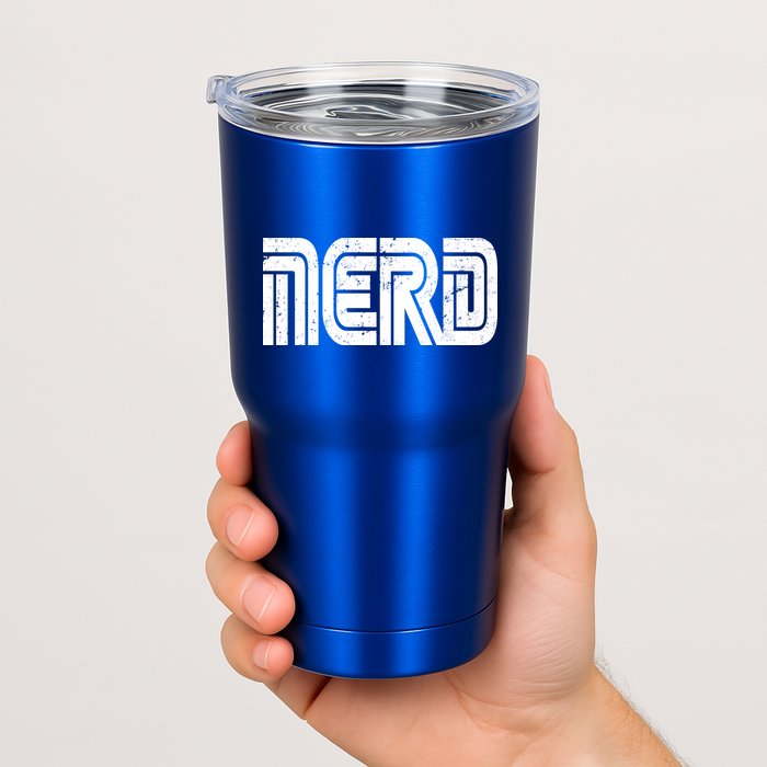 Retro Nerd Gamer Logo Tumbler