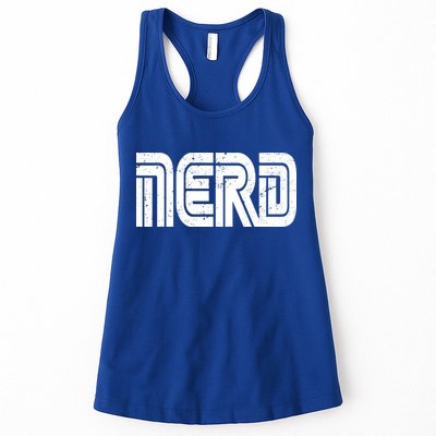 Retro Nerd Gamer Logo Womens Tank Top