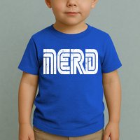 Retro Nerd Gamer Logo Toddler T-Shirt