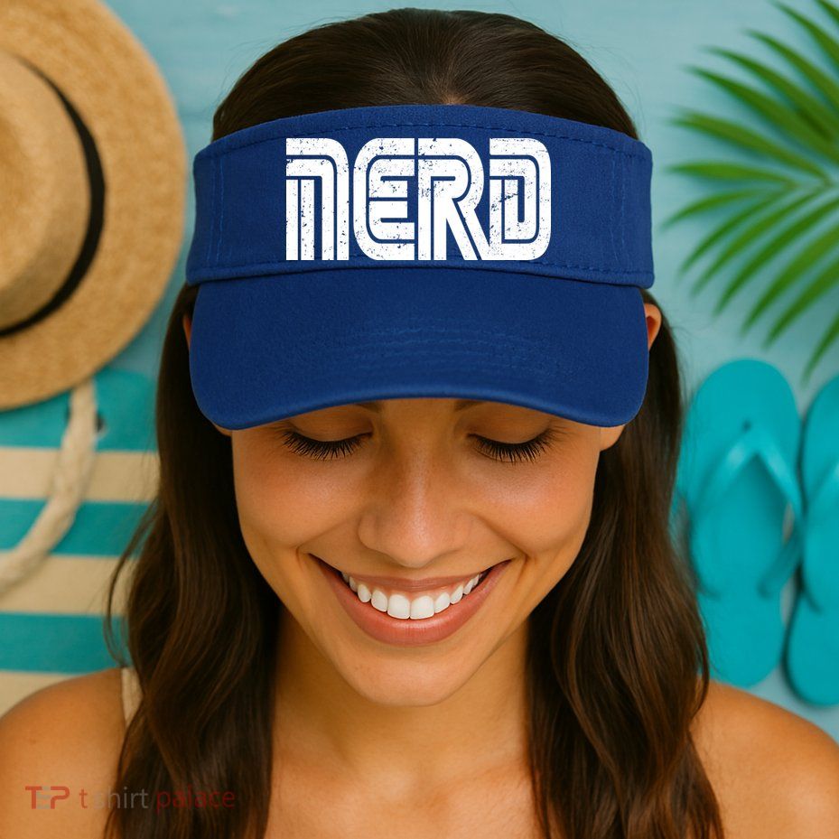 Retro Nerd Gamer Logo Visor