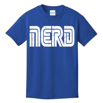 Retro Nerd Gamer Logo Kids T-Shirt