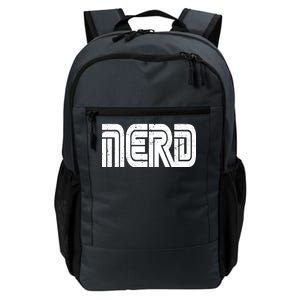 Retro Nerd Gamer Logo Daily Commute Backpack