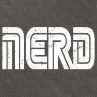 Retro Nerd Gamer Logo Cotton Canvas Backpack