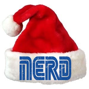 Retro Nerd Gamer Logo Premium Christmas Santa Hat