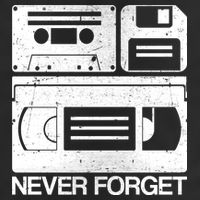 Retro Never Forget Cassette Floppy Disk VHS Tape Cool Comfort Performance Bucket Hat