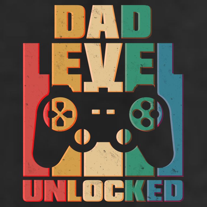 Retro New Dad Level Unlocked Video Gamer Cool Comfort Performance Bucket Hat