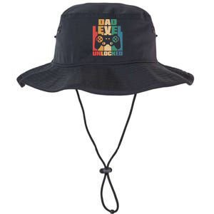 Retro New Dad Level Unlocked Video Gamer Legacy Cool Fit Booney Bucket Hat