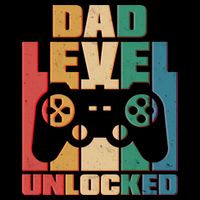 Retro New Dad Level Unlocked Video Gamer 16 in Basic Backpack