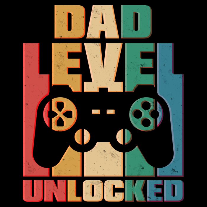 Retro New Dad Level Unlocked Video Gamer 16 in Basic Backpack