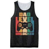 Retro New Dad Level Unlocked Video Gamer Mesh Reversible Basketball Jersey Tank