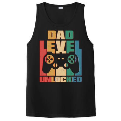 Retro New Dad Level Unlocked Video Gamer PosiCharge Competitor Tank