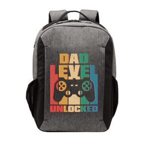 Retro New Dad Level Unlocked Video Gamer Vector Backpack