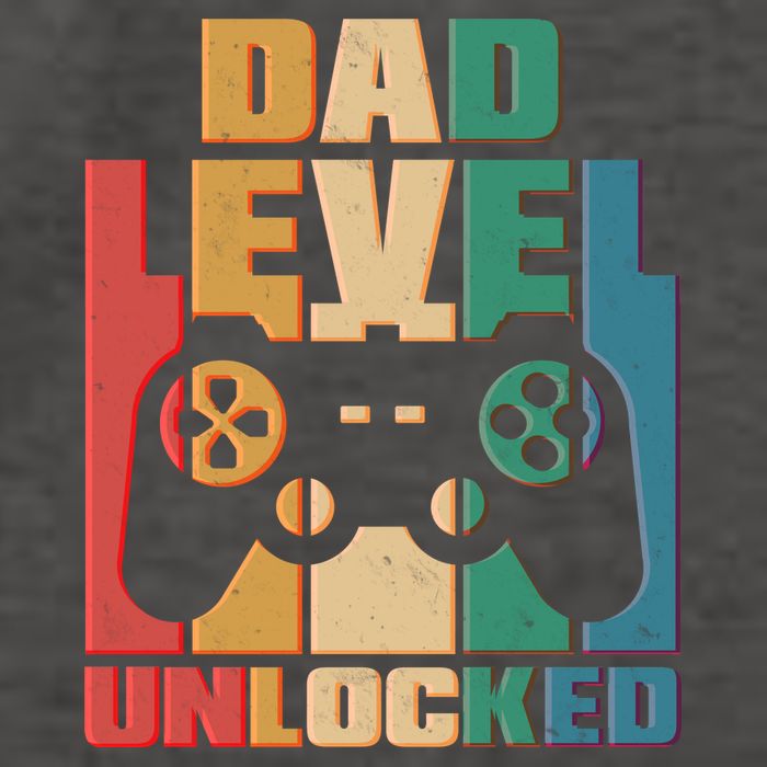 Retro New Dad Level Unlocked Video Gamer Vector Backpack