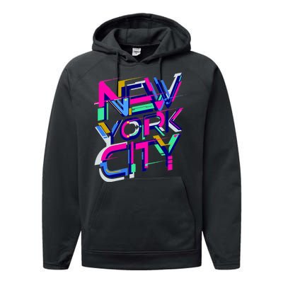 Retro New York City Performance Fleece Hoodie