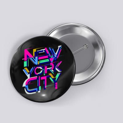 Retro New York City Button