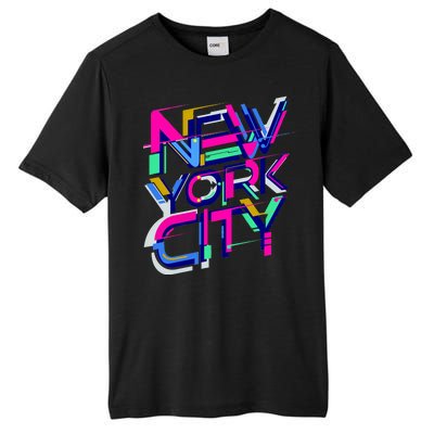 Retro New York City Tall Fusion ChromaSoft Performance T-Shirt