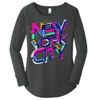 Retro New York City Women's Perfect Tri Tunic Long Sleeve Shirt