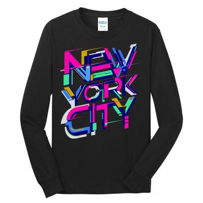 Retro New York City Tall Long Sleeve T-Shirt