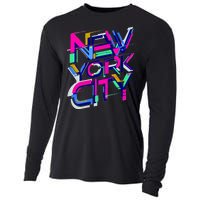 Retro New York City Cooling Performance Long Sleeve Crew