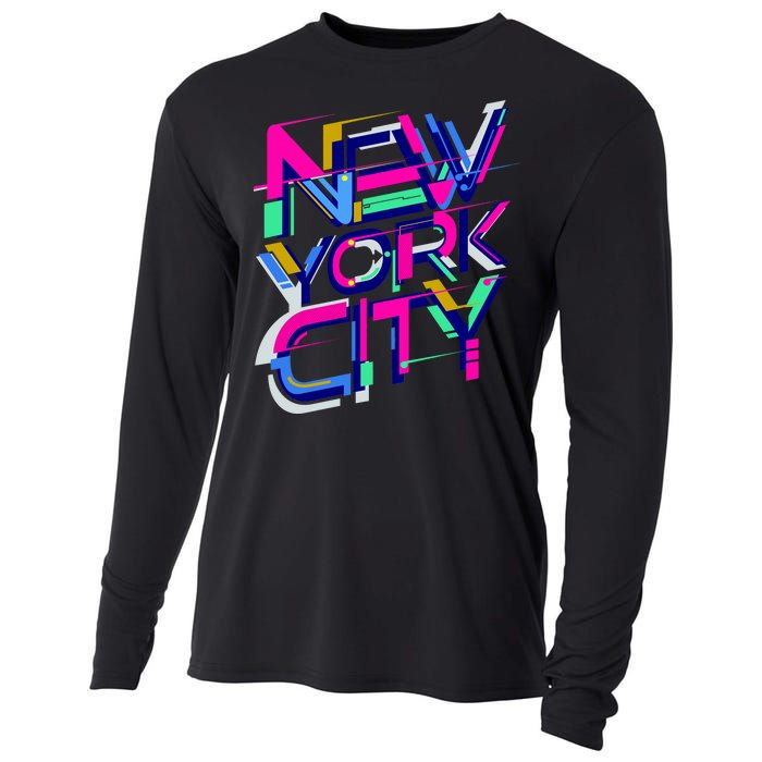 Retro New York City Cooling Performance Long Sleeve Crew