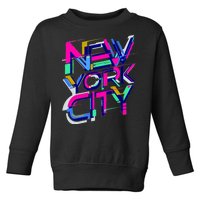 Retro New York City Toddler Sweatshirt