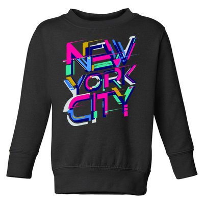 Retro New York City Toddler Sweatshirt